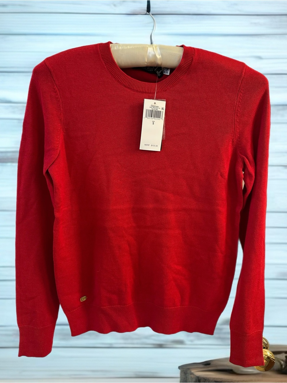Ralph Lauren Red Crewneck Sweater size small NWTs